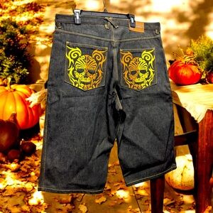 Competition size 40 baggy hip hop skate jeans shorts NWOT